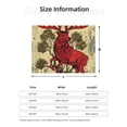 thumbnail image 5 of Yiaed Mythical Red Stag Illustration Print Blanket Throw Blanket Soft Cozy Flannel Blanket for Home Bed Sofa Couch Chair-40"x30", 5 of 6