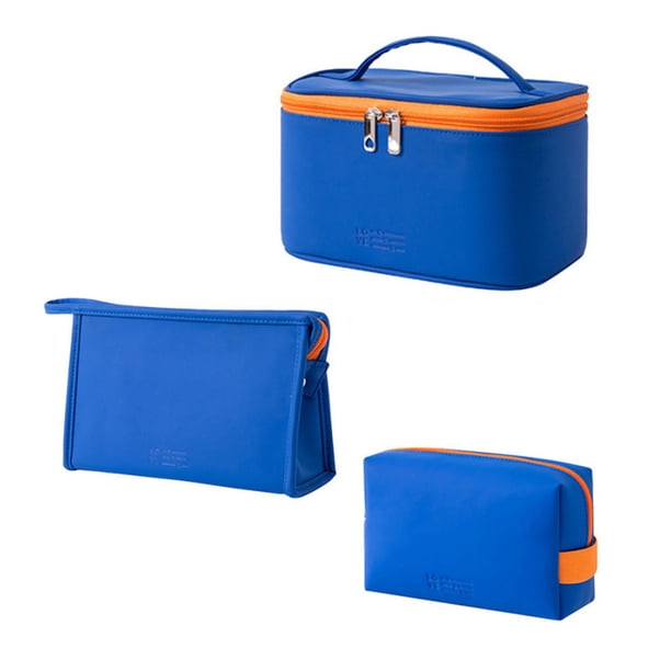 El bolso cosmético del bolso del maquillaje para el viaje de las mujeres compone los sistemas del bolso para el bolso grande del maquillaje de la muchacha 3 PCS