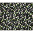 thumbnail image 4 of oneOone Cotton Flex Black Fabric Leaves & Flower Floral Sewing Crafts Projects Fabric Prints By Yards 40 Inches Wide, 4 of 4