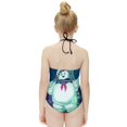 thumbnail image 4 of Stay Puft Ghostbusters Children's One-piece Swimwear Halterneck Swimsuit Summer Beach Girl's Bathing Suits Breathable Beachwear, 4 of 7