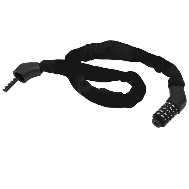 Candado De Seguridad Para Bicicleta, Candado De Cadena Para Bicicleta, Combinación De 5 Dígitos, Acero Antirrobo Para Motocicletas
