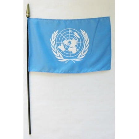 United Nations - 8"X12" Stick Flag