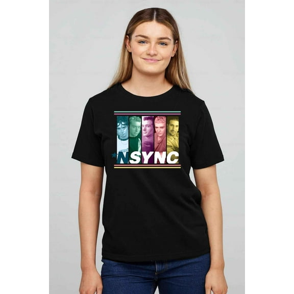 Kids NSYNC Bye Bye Bye 90s Boy Band Music T-shirt up to size 5XL.