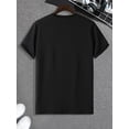 thumbnail image 2 of Men's Fashionable Round-Neck T-Shirt with Fun English Print - Casual, Breathable Polyester, Machine Washable - Perfect for Spring & Summer Tees For Adult, Men, Women, Teen, Teenager, Adolescent, You, 2 of 7
