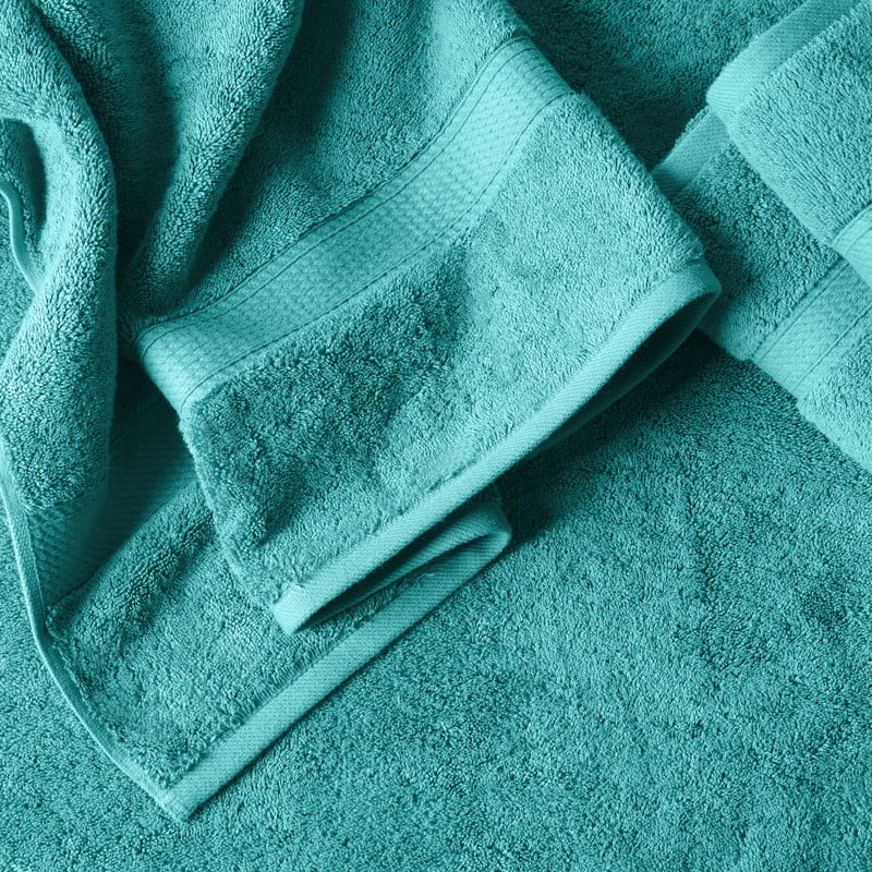 Superior 800 GSM Egyptian Cotton 10-Piece Towel Set, Soft Ultra Absorbent Towels, Forest Green