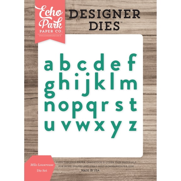Milo Lowercase Medium Die Set