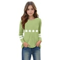 thumbnail image 5 of Kaemgyyd Toddler St. Patrick's Day Shirt Baby Boy Girl Cute Print Long Sleeve Tee Spring Crew Neck Green Casual Tops 3-14 Years, 5 of 5