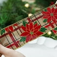 thumbnail image 4 of Qocolhg Christmas Decorations Outdoor Indoor, Christmas Decor Present Ribbon Rolls Christmas Wired Ribbons Christmas Ribbon Gift Wrapping Ribbon Christmas Crafts Wrapping Decoration Gift Ribbons, 4 of 7