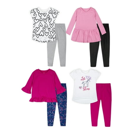 

Little Star Organic Toddler Girl 8 Pc Mix & Match Set Size 12 Months - 5T