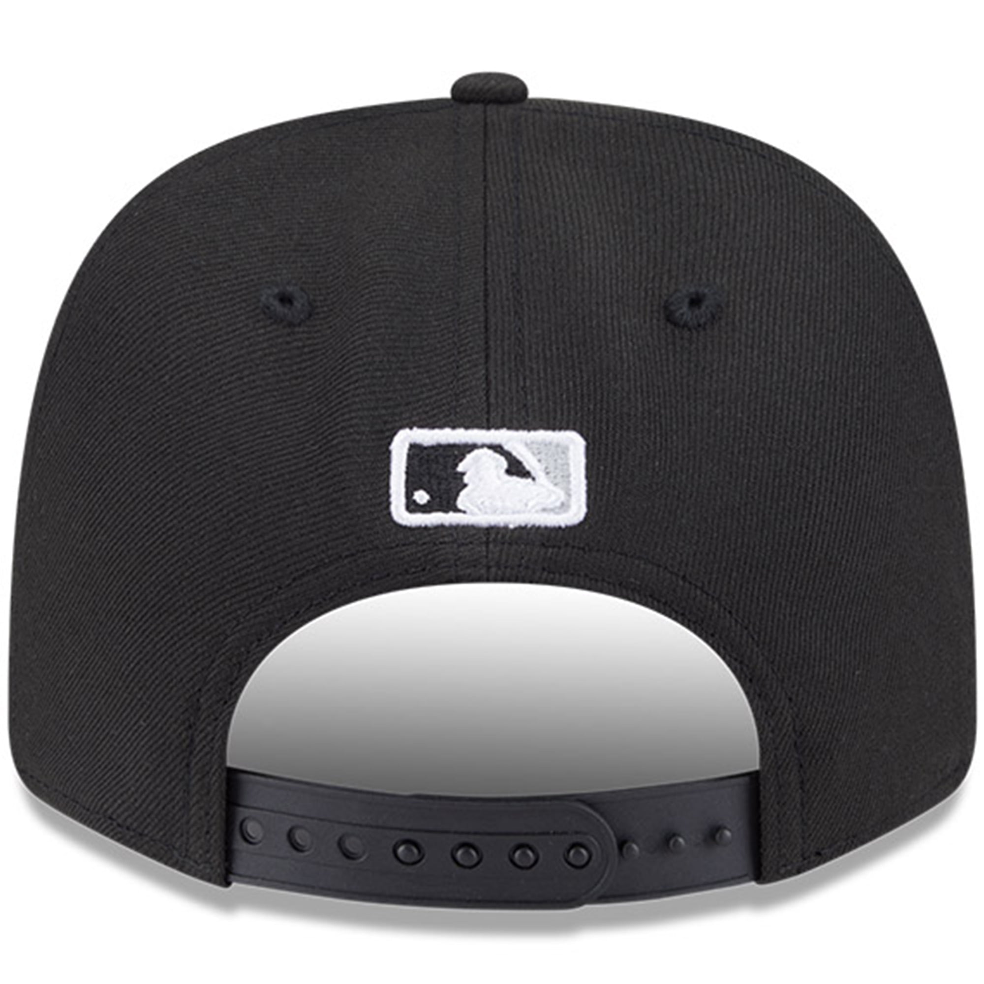 Men's New Era  Black Chicago White Sox Player Replica 9SEVENTY Adjustable Hat