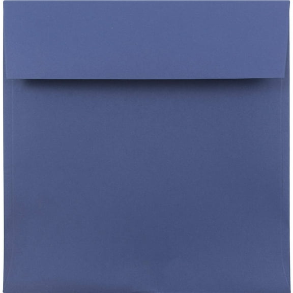 JAM Paper 7.5 x 7.5 Square Envelopes, Dark Blue, 1000/Carton