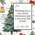 thumbnail image 6 of Christmas Gift Card Book, 5x7 Inch Personalized Card booklet for Merry Christmas, Spiral Bound Holder to Organize Greeting Cards from Family Friends,Space for up to 18 Ideal Xmas Gift（Santa Claus）, 6 of 14
