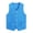 Sky Blue, variant on Unisex Adults Solid Color Volunteer Activity Uniform Vest Waiter Bartender Waistcoat for Women Men Yellow XL