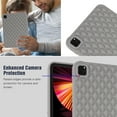 thumbnail image 7 of Allytech Case for iPad Pro 11-Inch M4 (2024 Model, 5th Generation), Slim Luxury Diamond Pattern [Camera Protection] Shockproof Soft TPU Back Case Compatible with Apple iPad Pro 11 (2024) - Grey, 7 of 7