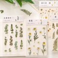 thumbnail image 2 of Vintage Transparente PET Pegatina pack gypsophila Flores Diario Álbum Decoración DIY material Pegatinas, 2 of 4