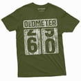 thumbnail image 5 of Men's 60th Birthday celebration anniversary T-shirt Funny Tee Odometer age Dad Grandpa gift Tee shirt (Small Black), 5 of 7