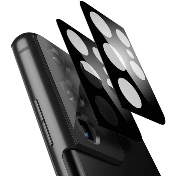 Galaxy S21 Ultra Camera Lens Protector Caseology Tempered Glass For Samsung Galaxy S21 Ultra 5g 21 Black 2 Pack Walmart Com