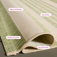thumbnail image 5 of Safavieh Courtyard Caroline Striped Indoor/Outdoor Area Rug, Beige/Sweet Pea, 8' x 11', 5 of 12