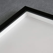 9x20 Shadow Box Frame Black | 1 inches Deep Real Wood Contemporary ...