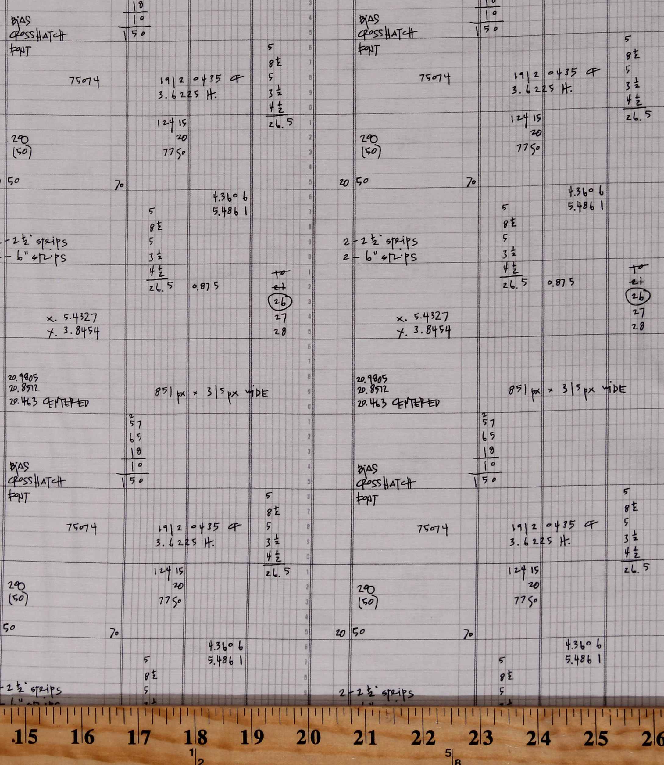Cotton Graph Paper Quilting Designers Crafting Architectures Cotton Fabric  Print by the Yard (AFR-13502-12GREY) - Walmart.com