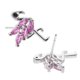 thumbnail image 4 of 1 par de lindos aretes pequeños de flamenco para mujer, delicados aretes de animales, joyería de moda, decoración para fiestas, Navidad, vacaciones, regalo de cumpleaños, hija, multicolor, 4 of 7