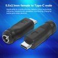 thumbnail image 3 of XISAOK DC5521 to Mini USB/Micro USB/Type C Charging Converter for Headphone Speaker, 3 of 12