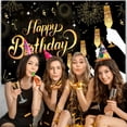 thumbnail image 4 of Birthday Background Cloth Party Decoration Hanging Streamer Happy Anniversary Streamer, 4 of 6