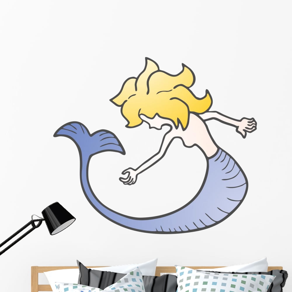 Sirens Sticker Sticker Siren Wall Decal by Wallmonkeys Peel and Stick Graphic (48 in W ...