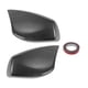 thumbnail image 1 of Cubierta de tapa de espejo lateral del conductor y pasajero de Unique Bargains para BMW E60 E61 par de fibra de carbono negra, 1 of 7