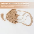 thumbnail image 4 of unbranded 2Ud Macrame Plant Hanger Color Marrón Para Rústica En Interiores Y Exteriores, 4 of 8