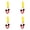 Yellow, variant on 1. 4pcs 120dB Security Whistles with Adjustable Lanyard, Watertight for Kayaking Fishing Boating Swimming