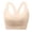 c01Beige, variant on Womens Bras for Older Women Seamless Wireless Wide Shoulder Strap Push Up No Underwire Anti Sagging Full Coverage Ice Silk Bra Brown XL