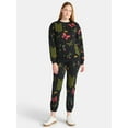 thumbnail image 2 of Wicked Women's Graphic Print Fleece Jogger Pants, Sizes XXS-XXL, 2 of 5