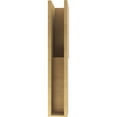 thumbnail image 4 of 6"W x 12"D x 36"H Thin Chapel Hill Rough Cedar Woodgrain TimberThane Corbel, Primed Tan, 4 of 6