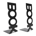thumbnail image 4 of 1 Par De Sujetalibros Decorativos De Metal, Soportes Antideslizantes Para Libros, Tapones Para Libros Modernos, Organizador De Escritorio Para Estantes, Uso En La Escuela,, 4 of 7
