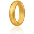 thumbnail image 1 of Alianza de boda de silicona - Estilo cúpula - Oro de ROQ para mujer - Anillo de 4 mm, 1 of 1