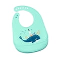 thumbnail image 3 of La Prenda Impermeable Del Babero Del Bebé Del Silicón De Los Bebés Limpia Fácilmente El Babero De Alimentación Del Silicón Para Los Bebés Niña Y Niño, 3 of 8