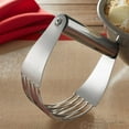 thumbnail image 4 of Steel Soft Grip Pastry Blender Dough Cutter Flour Mixer Cake O9B4, 4 of 9