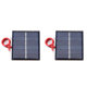 thumbnail image 1 of Pequeño Panel Solar 0.55W 3V Cargador Células Fotovoltaicas 60 X 55 Milímetros para La, 1 of 9
