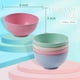 thumbnail image 2 of Grain bowl - a set of 4 wheat straw fiber bowls, indestructible light snacks, rice, seasonings, side dishes or ice cream, 2 of 4
