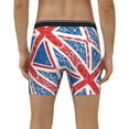 thumbnail image 7 of Men Retro Union-Jack Flag Boxer Briefs Novelty Boxer Shorts Underwear No Fly, 7 of 7