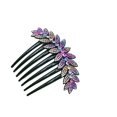 thumbnail image 2 of Eoperou Flower Hairpin Light Luxury Wheat Design Temperament Geometry Handworked Decorate Headwear Rhinestones Flower Hair Comb Clip Wedding Headpieces, 2 of 8