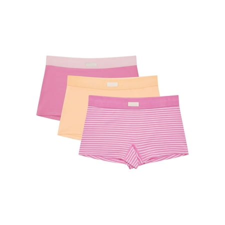 

Kindly Yours Women’s Sustainable Cotton Boyshort Underwear 3-Pack