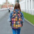 thumbnail image 6 of FORMRS Kids School Backpack Elementary Student Unisex Travel Bookbag with Reflective Stripes, Blue Jam, 6 of 7