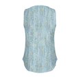 thumbnail image 5 of Jupes Longues pour Femmes Été, Chemises d'Été pour Femmes, Chemises d'Été Décontractées Imprimées Col Rond Ample Sans Manches, 5 of 5