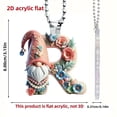thumbnail image 3 of dajkiuy Clearance Christmas Gnome Ornaments Christmas Tree Decorations Pendant Ornaments Xmas Tree Hanging Santa Gnomes Acrylic Doll Christmas Ornaments Set Holiday Party Decor (R Style), 3 of 6