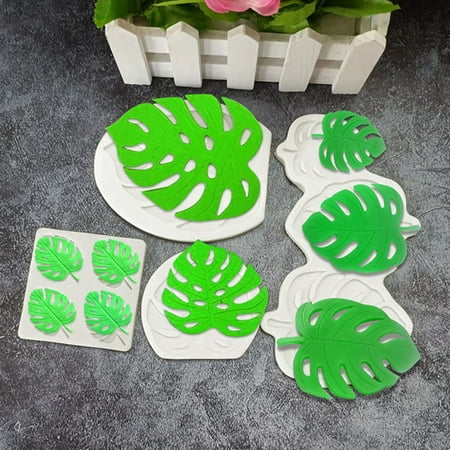 

jiaroswwei Fondant Mold Exquisite Shape Super Soft Silicone Reusable Turtle Leaf Shaped Cake Pastry Mold Decor Kitchen Supplies