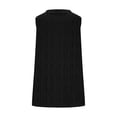 thumbnail image 3 of Uootdi Womens Tops Sleeveless Open Front Cardigan Vest Textured Fabric Loose Fit Layering Casual Daily Lightweight Cover Ups Gift, 3 of 9