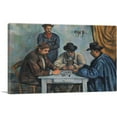 thumbnail image 1 of ARTCANVAS The Card Players 1890 Canvas Art Print by Paul Cezanne - Size: 18" x 12" (1.50" Deep), 1 of 9