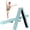 Blue-green, variant on ZENY 6ft Folding Gymnastics Balance Beam Foam Floor Balance Beam Bar with Anti-Slip Base Walking Beams Home Gymnastics Equipment for Kids Adults
